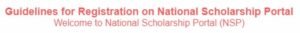 National Scholarship Portal Scholarship 2021-22
