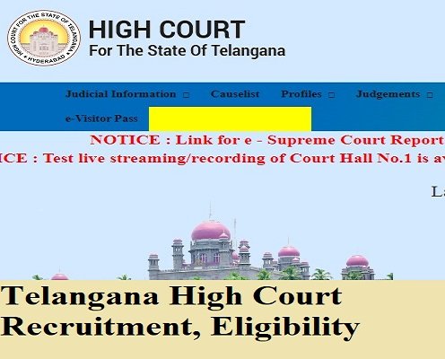 Telangana High Court Exam Date 2024